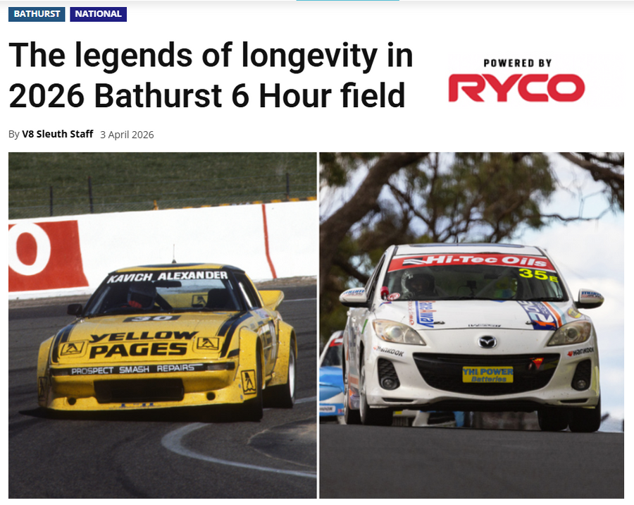 V8 Sleuth highlights Phil Alexander’s Bathurst longevity – RaceAway ...